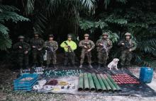 Hallados ocho medios de lanzamiento que el ELN pretendía utilizar en acción terrorista en Tibú
