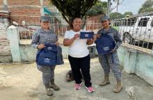 Kits Escolares fueron entregados en Juanchito para impulsar la educación Infantil