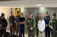 Mindefensa les dio la bienvenida a los uniformados liberados en Cauca