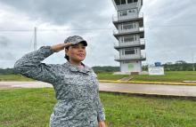 Primera Supervisora de Tránsito Aéreo en el Caquetá