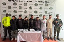Capturados siete presuntos integrantes del grupo armado organizado Clan del Golfo en Urrao, Antioquia