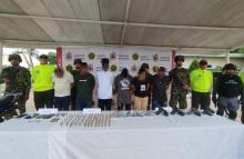 Seis presuntos integrantes del GAO ELN fueron capturados en zona rural de Yondó, Antioquia