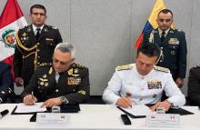 En XXV Ronda de Conversaciones Bilaterales Fuerzas Militares de  Colombia y Perú reafirman compromiso contra amenazas comunes