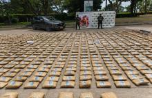 En La Plata, Huila, Fuerza Pública incauta cargamento de marihuana