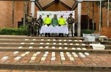 Ejército Nacional ubicó laboratorio que producía cerca de 250 kilos semanales de clorhidrato de cocaína en Girardota, Antioquia