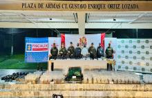 Arsenal de guerra del Bloque 'Jorge Suárez Briceño' fue incautado por el Ejército Nacional en el Meta