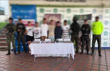 Gaula Militar Eje Cafetero desarticuló el grupo delincuencial Los Chamos, dedicado a la extorsión en Pereira