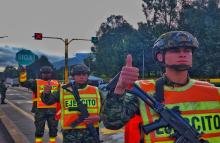 Más de 600 soldados brindarán seguridad durante las vacaciones de mitad de año en las vías de Cundinamarca
