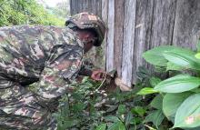 Ejército Nacional frustra atentado terrorista con explosivos instalados cerca de viviendas en Santa Bárbara de Iscuandé, Nariño