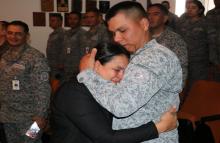Con orgullo, un joven leticiano se convirtió en el mejor soldado de CATAM