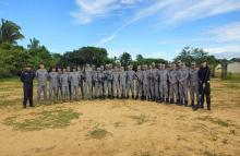 Soldados Profesionales de la Fuerza Aeroespacial fortalecen competencias en derechos humanos y control de disturbios