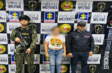 Gaula Militar Tolima captura a una mujer