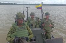 Ante amenazas del Eln, Armada de Colombia intensifica operaciones en el departamento del Chocó