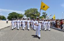 161 jóvenes colombianos inician su sueño en la escuela naval de cadetes