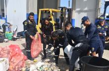 En San Andrés Isla, recolectados 400 kilogramos de residuos submarinos