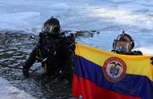 Buzos de la Armada de Colombia entrenados internacionalmente