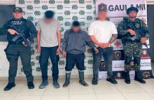 Capturados presuntos responsables de secuestros en el Huila, integrantes del GAO residual, frente 'Hernando González Acosta'