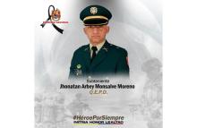 Héroe por siempre subteniente Jhonatan Monsalve Moreno