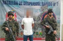 Ejército capturó a alias 'Mandingas' o 'Gerson', cabecilla del GAO residual frente 33, en Norte de Santander