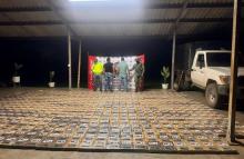 En el norte del Cauca, capturados dos integrantes del GAO residual, Estructura Jaime Martínez con más de una tonelada de cocaína