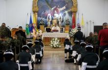 Uniformados y civiles de las Fuerzas Militares unidos en la Fé con misa de Acción de Gracias 