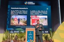 Ejército Nacional presenta avances en desminado humanitario y reforestación en Colombia