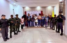 Ejército y Fiscalía capturan en Bogotá a 10 presuntos integrantes del grupo de delincuencia común organizada El Dorado