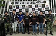 5 capturados por delitos de falsificación de dinero y medidas cautelares de extinción de dominio en Santander y sur de Cesar