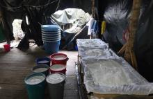 Cerca de una tonelada de clorhidrato de cocaína fue destruida por tropas del Ejército Nacional en Nariño