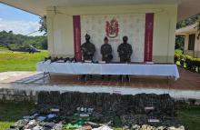 Operación militar en Valdivia deja un integrante del Clan del Golfo neutralizado y material de guerra incautado