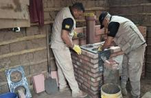 Ejército Nacional y la empresa privada han entregado 71 estufas ecoeficientes en zonas rurales del país