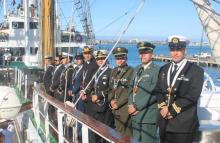 Desde su última visita en 2017, San Diego se viste de tricolor nacional con la llegada del Buque Escuela ARC, Gloria