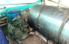 Ejército Nacional y Policía incautan más de una tonelada de clorhidrato de cocaína en Nariño