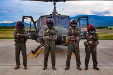 Operaciones aéreas y terrestres fortalecen seguridad ciudadana durante el puente de velitas