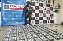 Golpe al narcotráfico en el oriente antioqueño: Ejército Nacional incauta 80 kilogramos de clorhidrato de cocaína