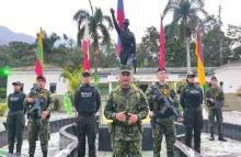 30 kilos de explosivos del GAO residual, frente 'Joaquín González' fueron ubicados por el Ejército Nacional en Playa Rica, Tolima