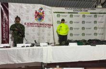 En Tame, Arauca, el Ejército Nacional golpea estructura del GAO ELN y deja un integrante neutralizado y armamento incautado