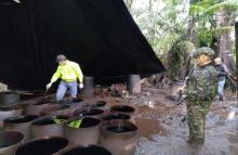  Ejército Nacional desmantela en Putumayo 13 laboratorios ilegales de la Estructura Comandos de Frontera 