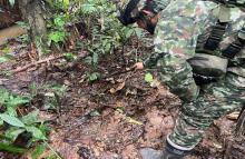 Ejército Nacional desactiva explosivos y desmantela infraestructura ilegal que ponía en grave riesgo a comunidades rurales en Caquetá y Putumayo