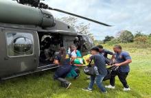 Con traslado aeromédico fue protegida la vida de mujer en estado crítico