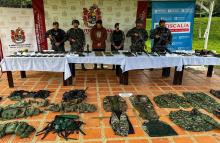 Dos capturados y abundante material de guerra e intendencia incautado dejó operación militar contra GAO residual, Estructura 36, en el norte antioqueño