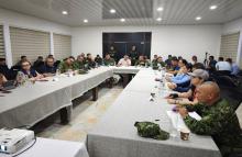 Ejército Nacional lideró consejo de seguridad extraordinario para fortalecer el orden público en Arauca