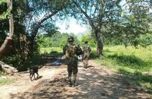 Ejército Nacional y Policía trabajan articuladamente para atacar la minería ilegal en el sur del Tolima 
