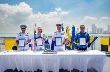 En Cartagena, Bolívar, firmado convenio para la construcción de embarcación especializada tipo 'Apóstol'