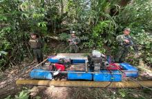 Ejército Nacional afecta las finanzas de la explotación ilícita 