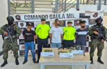 Ejército Nacional capturó a tres presuntos integrantes del grupo armado Cartel del Clan del Golfo 