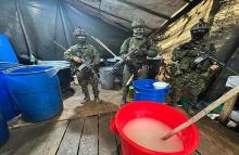Ejército nacional evita la circulación de 409.000 dosis de droga 
