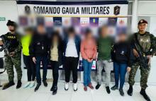 Ejército y Fiscalía desarticulan el grupo de delincuencia 
