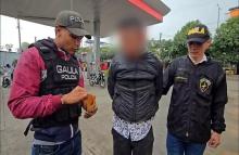 Ejército y Policía capturan hombre en flagrancia