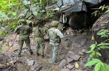 Tropas del Ejército desmantelaron laboratorio del ELN